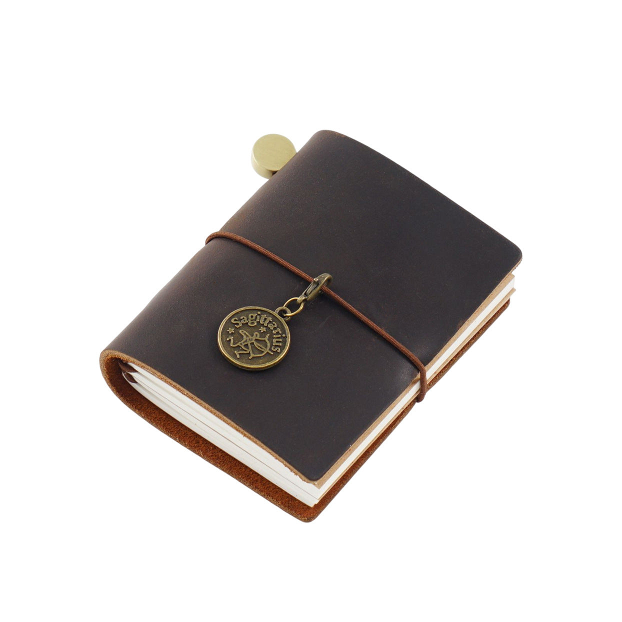 Wholesale Handbooks Mini Loose-leaf Notebooks Cowhide Pocket Notebooks